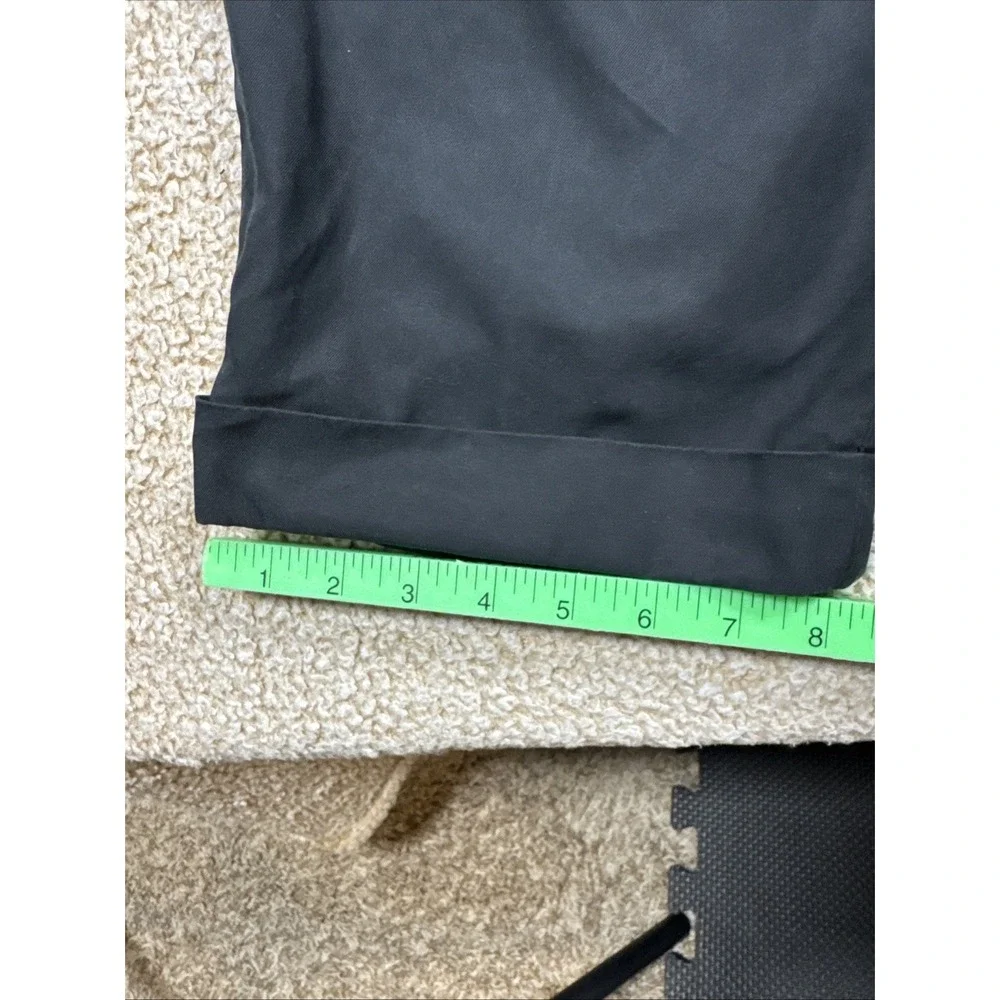 Polo Ralph Lauren Men 36x32 Chino Pants Trouser 90s Vintage Black Pleated Cuffed